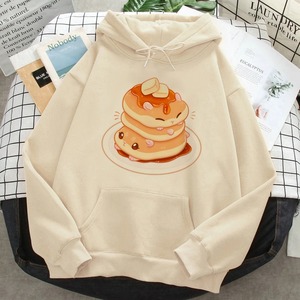 เสื้อฮู้ดลายการ์ตูนหนูแฮมสเตอร์น่ารักสำหรับผู้หญิง ผ้าฝ้ายบุซับใน ระบายอากาศได้ดี ใส่ได้ในฤดูหนาว ทรงปกติ มีกระเป๋าหน้า - Product Image 2