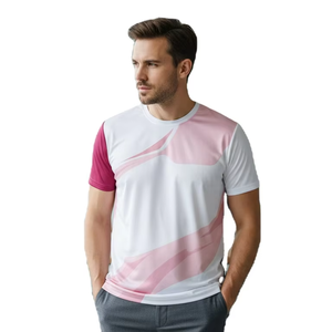 <b>Men</b> Sports T Shirt Sports Jersey Custom Design Polyester Short Sleeve Quick Dry Lightweight Athletic Wear - Product Image 1