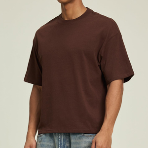 T-shirts amples pour adultes, prix de gros usine, vente en ligne, logo personnalisé imprimé, vêtements décontractés - Product Image 2