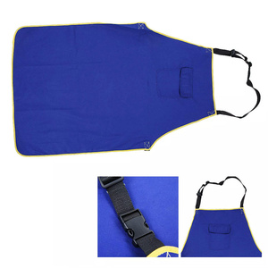 Best Performance Heavy-Duty Drilled Cotton Construction Workwear Durable Flame Retardant Welding Apron <b>Fire</b> Resistant JNM SAFETY - Product Image 2