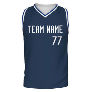 Camiseta de Baloncesto Personalizada para Equipos Deportivos con Diseño Impreso, Transpirable, de Secado Rápido, 100% Poliéster para Jugadores - Product Image 1