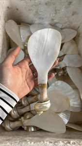 ช้อนทำอาหารทำมือจากเปลือกหอยมุก ช้อนสลัด ช้อนขนมหวาน สำหรับร้านอาหารและครัวเรือน จากเวียดนาม ขายส่ง - Product Image 5