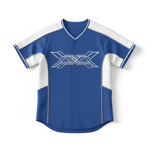 Wholesale Blank Custom Baseball Jersey Soft Pinstripe Breathable Polyester Sports Uniform <b>Top</b> Outerwear <b>Plus</b> <b>Size</b> - Product Image 1