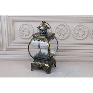 Top Arrival Brass Lantern With Intricate Cutout Design Durable Home Decoration - Product Image 4