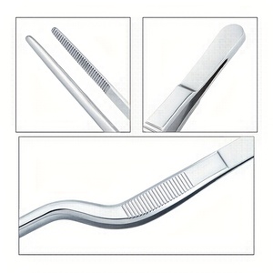 Pince à épiler de précision en acier inoxydable pour le nettoyage des oreilles, 8,2 pouces/21 cm, 31 g, instrument chirurgical pour salle d'opération - Product Image 4