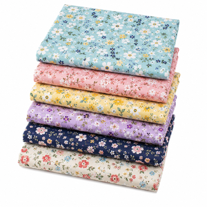 Tissu en coton peigné uni 100% de qualité supérieure, imprimé numériquement, motif floral tournesol coloré, pour sacs et décoration intérieure - Product Image 3