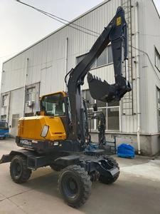 Excavatrice sur pneus hydraulique HW60ECO, robuste, 6 tonnes, pour la construction, l'agriculture et les infrastructures - Product Image 2