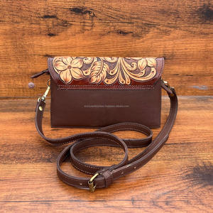 2025 Style occidental luxe Mini bandoulière usiné sculpture cuir sacs à main cheveux sur cuir de vachette mignon femmes sacs à bandoulière - Product Image 5