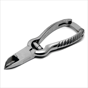 Pince à cuticules professionnelle en acier inoxydable à double ressort - Product Image 1