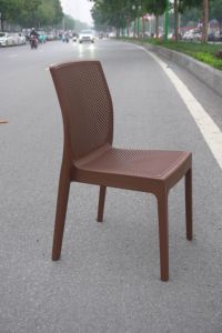 TM03 High Back Commercial Stackable Dining Chair | Heavy Duty 250kg Load PP <b>Plastic</b> <b>Mesh</b> Cafe Chair for Luxury Restaurant Event - Product Image 4