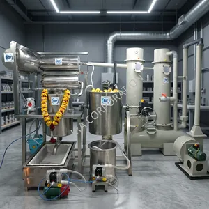 Récipient sous pression industriel pour équipement de raffinerie d'argent avec construction durable pour la récupération et le traitement des métaux précieux - Product Image 3