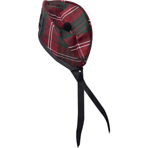 Gorra Escocesa Glengarry con Trenzas Decorativas y Lazos para Uniformes de Desfile - Product Image 4