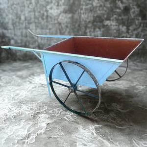 รถเข็นเหล็กสำหรับงานหนักพร้อมล้อตัน สำหรับขนย้ายวัสดุก่อสร้าง - Product Image 3