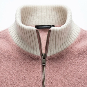 Men's Solid Turtleneck <b>Full</b> <b>Zip</b> Fleece Knit <b>Cardigan</b> Jacket Technical Fabric Winter Anti-Wrinkle Quick Dry Breathable Business - Product Image 6