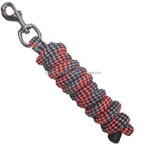 Cuerda de plomo de algodón suave y grueso para caballos, cómodos tamaños personalizados, cuerda de plomo de caballo y accesorios - Product Image 1