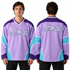 Maillot de hockey sur glace à séchage rapide, personnalisé, vente en gros, fabricant, fournisseur, usine, qualité supérieure, professionnel, sublimé, brodé, réversible - Product Image 3