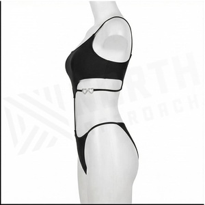 Maillot de bain une pièce asymétrique pour femme NORTH APPROACH, coupe échancrée, dos nu, bas string, extensible, style bandeau - Product Image 3