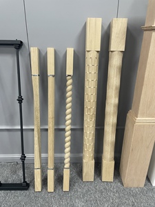 Barandilla de Escalera EFS NRB0134 de Álamo Ranurado Cuadrado, Construcción Sólida, Diseño Tradicional, Fácil Instalación, Montaje en Pared, Vietnam - Product Image 3