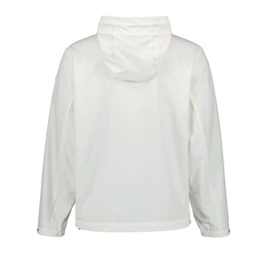 Chaqueta Cortavientos Reflectante de Poliéster Personalizada para Hombre, Cortavientos Vintage Retro Impermeable para Playa, Cortavientos Blanco - Product Image 6