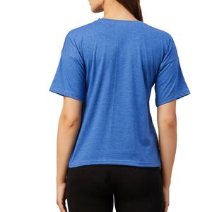 Camiseta Gráfica Personalizada para Mujer, 100% Algodón, Manga Corta, Corte Holgado Informal, Camiseta Estampada, Precio de Fábrica al por Mayor OEM - Product Image 3