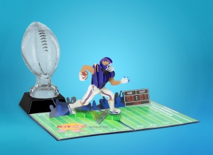 การ์ดอวยพรป๊อปอัพทำมือ3D พ่อพิมพ์ลายบัตร3D แฮนด์เมดแบบวันพ่อขายส่ง - Product Image 3