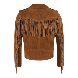 เสื้อแจ็คเก็ตหนังสไตล์ตะวันตกสำหรับผู้ชาย งานฝีมือระดับพรีเมียม ดีไซน์คลาสสิก สวมใส่สบาย เหมาะสำหรับการเดินทางและสวมใส่ลำลอง - Product Image 3