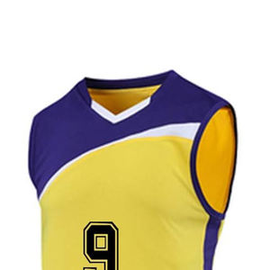 Ensemble d'uniformes de volley-ball 100 % polyester respirant, multicolore, personnalisé, de haute qualité, à prix de gros, avec nouvelles techniques d'impression - Product Image 2