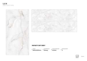 Dalle de porcelaine brillante Aristocrat Flash 600x1200mm 60x120cm 24x48 pouces, grand carrelage décoratif pour sols et murs - Product Image 4