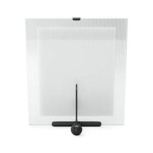 Support en résine ondulé blanc mat Serene - Product Image 4