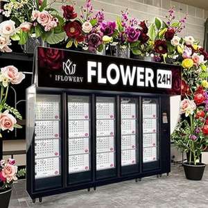 Distributeur automatique intelligent de fleurs, distributeur de bouquets frais pour les points de vente - Product Image 1