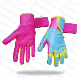 Guantes de Bateo de Béisbol Profesionales SAAR INDUSTRIES, de Cuero Vacuno Genuino Suave, Color Personalizado, Diseño de Puño Largo, Ambidiestros - Product Image 6
