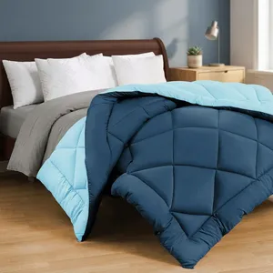 Edredón de Invierno de Microfibra Azul Aqua Premium, Tela de 90 GSM, Ligero, Transpirable, Ecológico, Cálido y Confortable para Dormir - Product Image 3