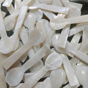 Mother of Pearl Spoon Handmade Natural Shell Eco-Friendly Customizable Tableware for Hotel & Restaurant Use Wholesale - Product Image 2