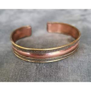 RR ENTERPRISES Bracelet en cuivre artisanal, bijoux artisanaux uniques, fabrication indienne - Product Image 2