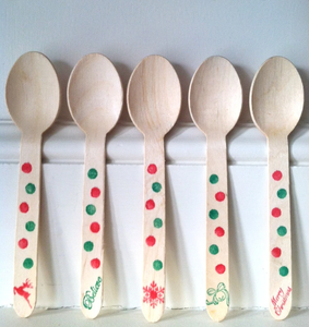 Cuchara de madera y estampada de la mejor calidad, hecha a mano con un diseño de impresión increíble, cuchara para postre a un precio dentro de tu presupuesto. - Product Image 6