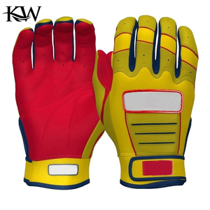 Gants de frappe de baseball personnalisés à succès – Conception OEM, cuir de softball, logo et marque personnalisés, protection des mains - Product Image 4