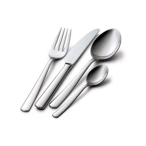 Ensemble de couverts en argent nickelé avec longue poignée de designer fait à la main populaire couteau occidental fourchette cuillère ensemble - Product Image 4