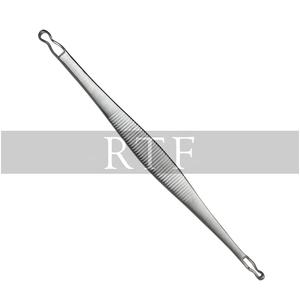 Schamberg Comedone Extractor Standard Pattern Extra Fine Loop 3.75\" Crimped Small Loop 2 Pinched Ends Vacuum <b>Blackhead</b> <b>Remover</b> - Product Image 5