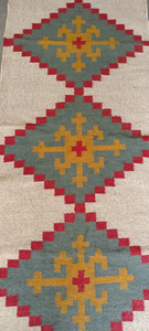 Custom Size Southwestern Boho Tribal Wool Jute <b>Runner</b> <b>Rug</b> Handwoven Kilim Hallway Entryway Rustic Farmhouse Floor Carpet - Product Image 6