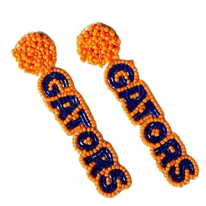 Pendientes de cuentas Pendientes de gota de declaración hechos a mano Pendientes de joyería de moda con estilo personalizado de La India - Product Image 4