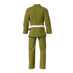 Kimono de BJJ Unisex 100% Algodón 380g Personalizable Transpirable Corte Regular Logotipo Frontal Adulto Profesional Competición Brasileña - Product Image 2