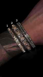 Bracelet tennis baguette en diamant de laboratoire doré pour homme, maillons mosaïques de luxe, bijoux fins pour toutes occasions, vente en gros B2B - Product Image 4