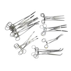 คลิปหนีบหลอดเลือดแดงแบบไม่ต้องผ่าตัด 20 ชิ้น อุปกรณ์ผ่าตัดหัวใจและหลอดเลือด สำหรับการผ่าตัดหัวใจและหลอดเลือดในสัตว์ ใช้วัสดุโลหะ - Product Image 1