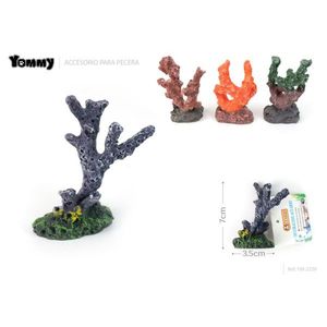 Roca Decorativa de Resina Coralina Yommy de 7cm para Acuario - Product Image 1