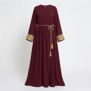 Abaya pour femmes musulmanes, nouvelle mode, best-seller, vêtements islamiques de qualité, pour usage extérieur, manches longues, tendance. - Product Image 1
