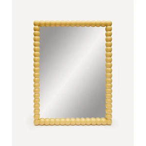 Miroir de vanité rectangulaire artisanal en bois laqué de qualité supérieure pour intérieur de salle de bain moderne - Product Image 1