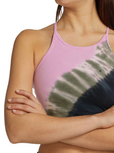 บริการ OEM เสื้อผ้าออกกำลังกายสำหรับผู้หญิง ขายดีที่สุด วัสดุคุณภาพดี พิมพ์ลาย Tie Dye ชุดออกกำลังกาย เสื้อชั้นในกีฬาสำหรับผู้หญิง - Product Image 6