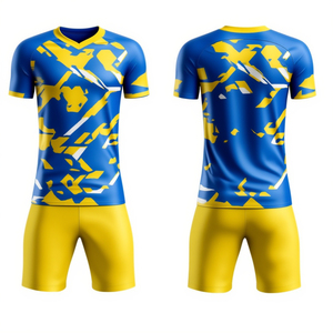 Uniforme de Fútbol Ligero y Transpirable de Alta Calidad, Conjunto de Camiseta Personalizada para Equipo, Manga Corta, Secado Rápido, Impresión por Sublimación para Partidos - Product Image 3