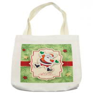 Top Quality Customized <b>Christmas</b> tote Bag Custom Silk Item Style Pattern Letter Promotion <b>China</b> - Product Image 4