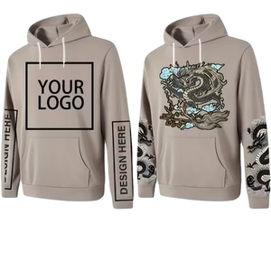 Men's Hooded Pullover Fleece 100% Cotton Oversized Eco-Friendly Breathable 500g Distressed Gothic Hoodie manufactures Bangladesh - Product Image 1